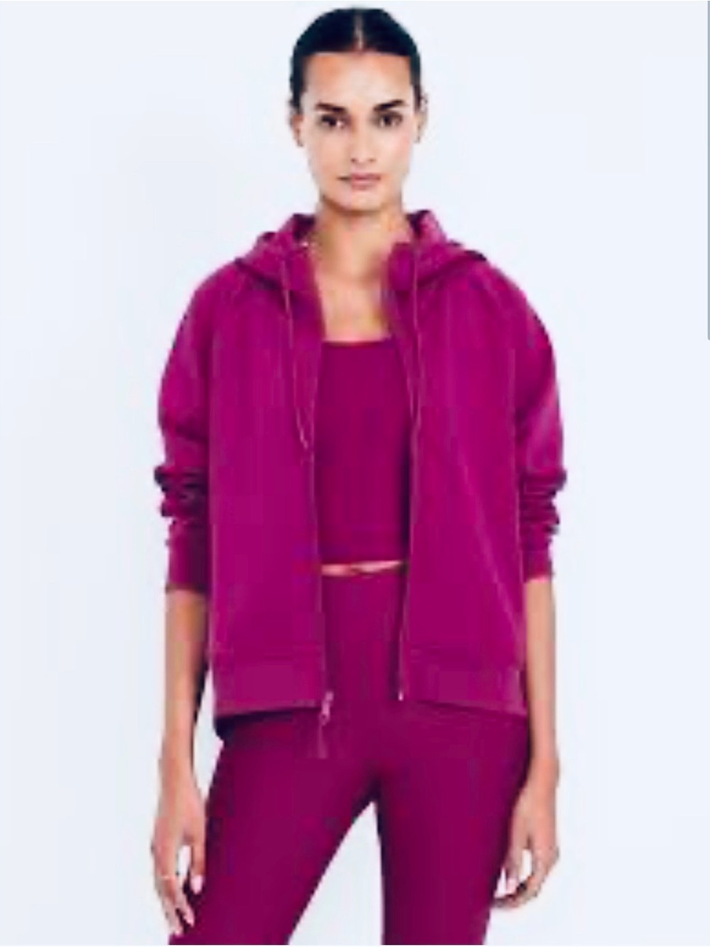 Old Navy Dynamic Fleece Zip Hoodie Sweatshirt- Virtual Orchid